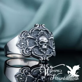 Jolly Roger Pirate Symbol Ring